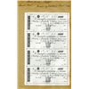 Image 1 : Newark Banking & Insurance Company, 1805 (ca.1850-60's) Uncut 1860's Reprint Proof Sheet of 1805, $1