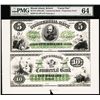 Image 1 : Commercial Bank Uncut Proprietary Sheet of 2 Notes.