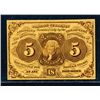 Image 1 : 5 Cents, First Issue Fractional Currency