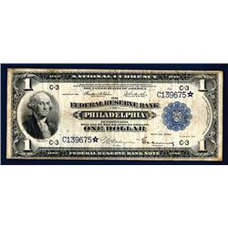 U.S. Federal Reserve Banknote, $1, Fr#715, Star  Note.
