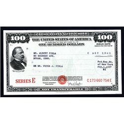 Series E Savings Bond, 1945 Issue