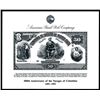 Image 1 : ABNC "Historic Event" 1992 Dominican Republic, 1880 Reprint With Progress Proof of 50 Pesos Banknote