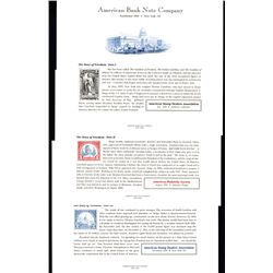 ABNC Philatelic "Story of Freedom, Parts I to III Souvenir Cards, ASDA July to November 1996, Lot of