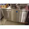 Image 1 : STAINLESS STEEL RESTRAUNT PREP TABLE WITH BUITIN REFRIGERATION COMPARTMENT