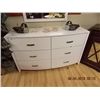 Image 1 : WHITE DRESSER - 6DR deep drawers and full extention - bow front