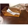 Image 1 : DEPRESSION GLASS SERVING DISH - RECTANGLE