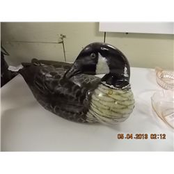 DUCK - CARVED WOOD - AS-IS