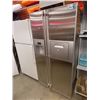 Image 1 : BELLAGIO STAINLESS STEEL SIDE BY SIDE FRIDGE WITH EUROPEAN PLUG