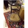 Image 1 : VINTAGE DUNCAN PHYPHE CANE SEAT CHAIR AS-IS