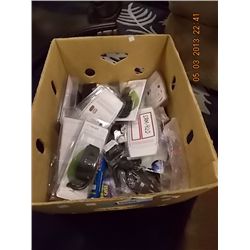 BOX ASSORTED NEW CELL PHONE ACCESSORIES