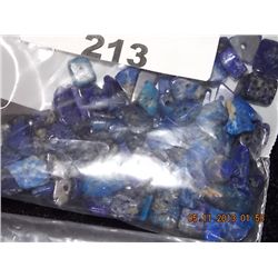 BAG JEM BEADS - BLUE/BLACK