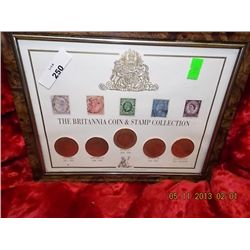 BRITANNIA COIN & STAMP COLLECTION (1837-1852)