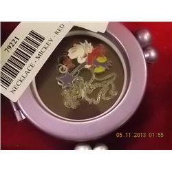 NECKLACE - MICKEY - RED
