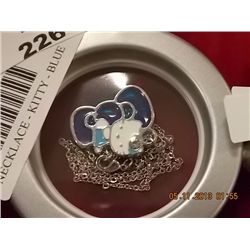 NECKLACE - KITTY - BLUE