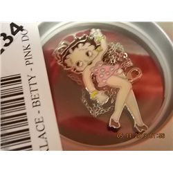 NECKLACE - BETTY - PINK DOTTED