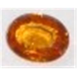 1.60 CARAT BEAUTIFUL RARE MEXICAN FIRE OPAL OVAL CUT & FACETED GEMSTONE!! GEMSTONE CAME OUT OF SAFE!
