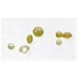 .25 CARAT TDW 7 TOTAL BEAUTIFUL VERY RARE YELLOW DIAMONDS *ALL TESTED AS AUTHENTIC* ROUND CUTS!!