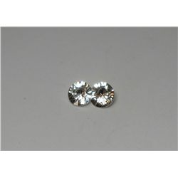 ***Very Nice Set of Matching White Zircon Gems***  2.90 carat