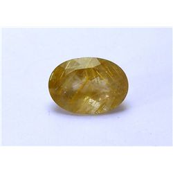*Gorgeous 5.50 ct. Oval Cut Rutilated Quartz*