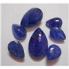 Image 1 : Natural Tanzanite loose Pear Shape Cap Stone of Total Weight 96.30 Ctw