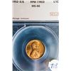 Image 1 : 1952 S/S WHEAT PENNY MS66, RPM-7 / RED