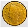 Image 1 : 1833 $5 GOLD RACKETEER NICKLE / GOLD