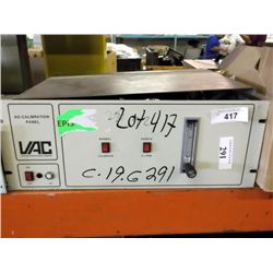 VAC AO-Calibration Panel (print sequence:) G291