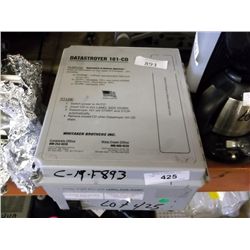 W.B.I. 101 CD Datastroyer (print sequence:) F893