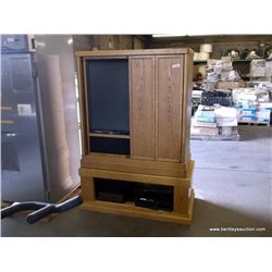 Mitsubishi TV with Media Center & VCR (print sequence:) G488