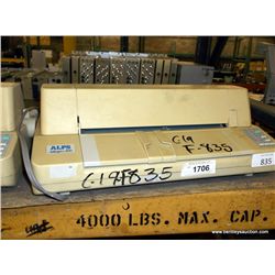 ALPS Allegro 500 (print sequence:) F835