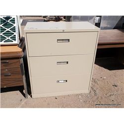 3 Drawer Lateral File Cab