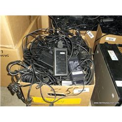 Box: Assorted Laptop Power Supplies