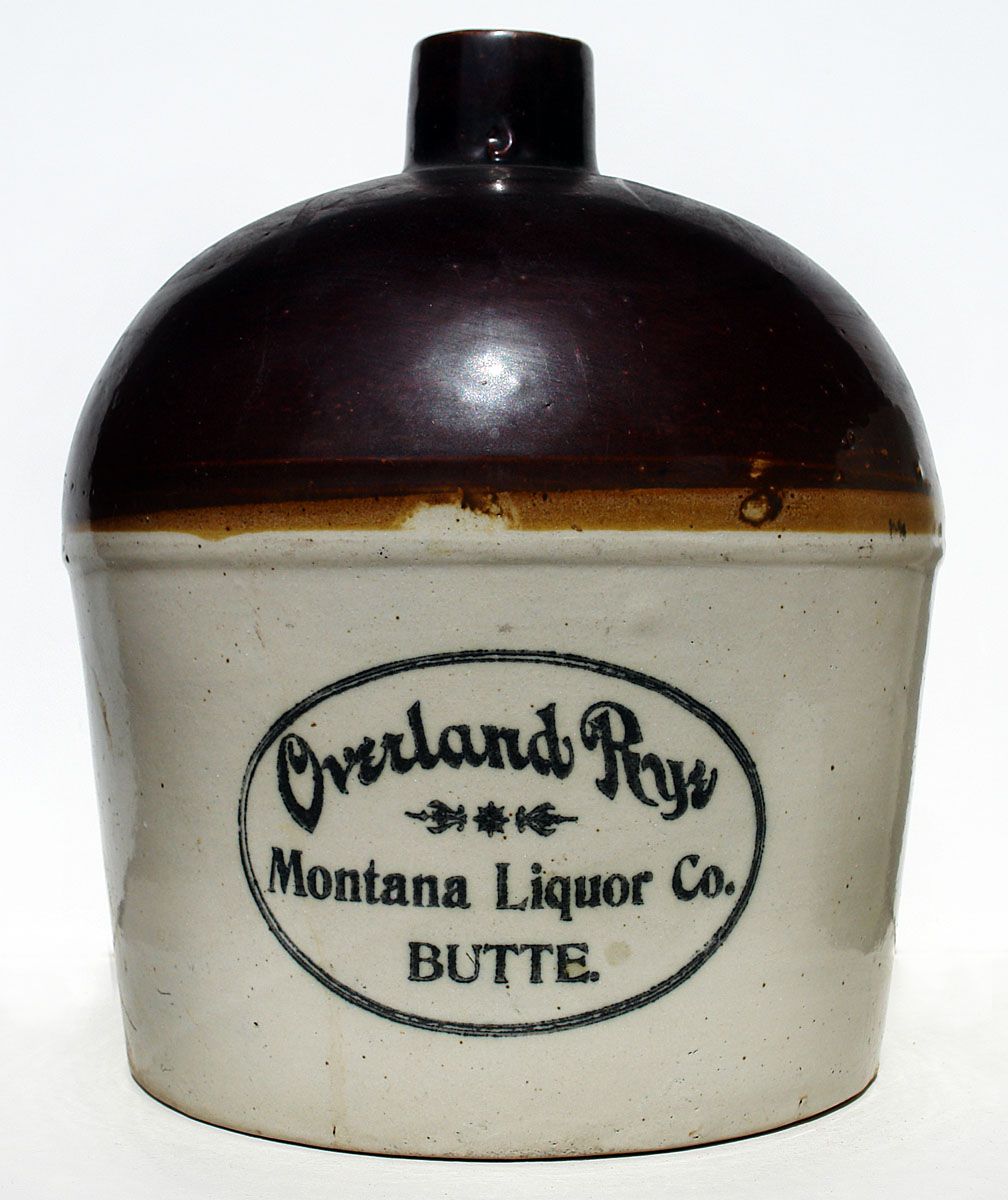 Montana Rye Overland Rye Montana Liquor Co. Butte jug