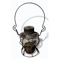 2 railroad lanterns