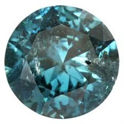 .05 CARAT *RARE* BLUE DIAMOND BEAUTIFUL ROUND CUT & FACETED!! GEMSTONE CAME OUT OF SAFE!!