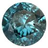 Image 1 : .05 CARAT *RARE* BLUE DIAMOND BEAUTIFUL ROUND CUT & FACETED!! GEMSTONE CAME OUT OF SAFE!!