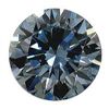 Image 1 : .05 CARAT *RARE* BLUE DIAMOND BEAUTIFUL ROUND CUT & FACETED!! GEMSTONE CAME OUT OF SAFE!!