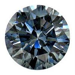 .08 CARAT *RARE* BLUE DIAMOND BEAUTIFUL ROUND CUT & FACETED!! GEMSTONE CAME OUT OF SAFE!!
