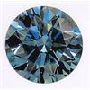 Image 1 : .08 CARAT *RARE* BLUE DIAMOND BEAUTIFUL ROUND CUT & FACETED!! GEMSTONE CAME OUT OF SAFE!!