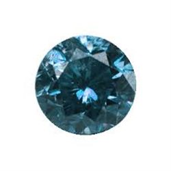 .05 CARAT *RARE* BLUE DIAMOND BEAUTIFUL ROUND CUT & FACETED!! GEMSTONE CAME OUT OF SAFE!!