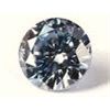 Image 1 : .06 CARAT *RARE* BLUE DIAMOND BEAUTIFUL ROUND CUT & FACETED!! GEMSTONE CAME OUT OF SAFE!!