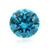 Image 1 : .08 CARAT *RARE* BLUE DIAMOND BEAUTIFUL ROUND CUT & FACETED!! GEMSTONE CAME OUT OF SAFE!!