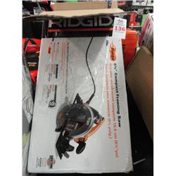 Ridgid 6 1/2  Compact Framing Saw