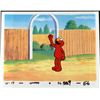 Image 1 : Original Waving Elmo Animation Background Cel Red Art
