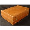 Image 2 : Vintage Large Brown Leather Suitcase with Stitching