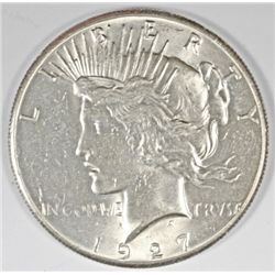 1927 PEACE DOLLAR MS63 WHITE