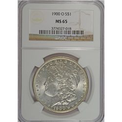 1900-O MORGAN DOLLAR NGC MS65 WHITE