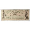 Image 1 : 1862 $100 STATE OF MISSISSIPPI NOTE