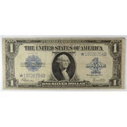 1923 $1 SILVER CERTIFICATE "STAR" NOTE VG