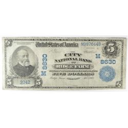 1902 $5 NATIONAL RIDGE FARM, IL #8630 VG